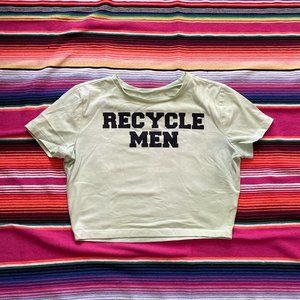 recycle men baby tee
